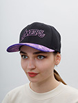 Бейсболка MITCHELL NESS арт. 6HSSFH21HW002-LALBKPR Los Angeles Lakers NBA (черный / фиолетовый)